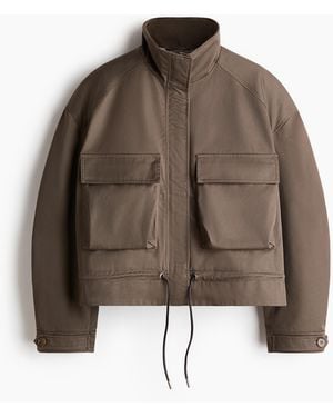 H&M Oversized Utilityjack - Bruin