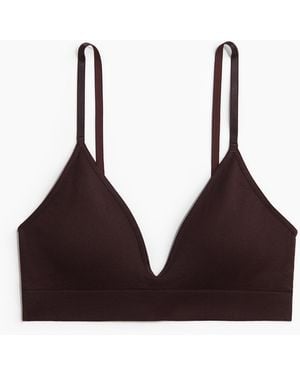 H&M Gepolsterter Soft-BH Seamless - Schwarz