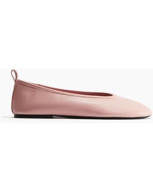 H&M Ballerinas aus Leder - Pink