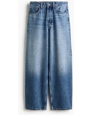 H&M Baggy Regular Waist Jeans - Blau