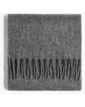 H&M Schal aus Webstoff - Grau