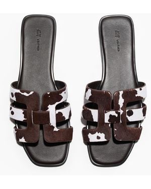 H&M Ledersandalen - Weiß