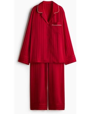 H&M Satijnen Pyjama - Rood