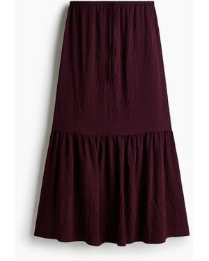 H&M A-Linien-Rock aus Crêpe - Lila
