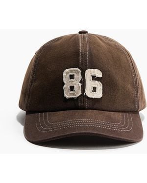 H&M Cap mit Applikation - Braun