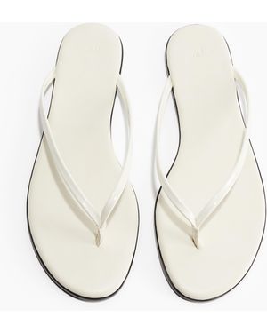 H&M Zehensandalen - Weiß