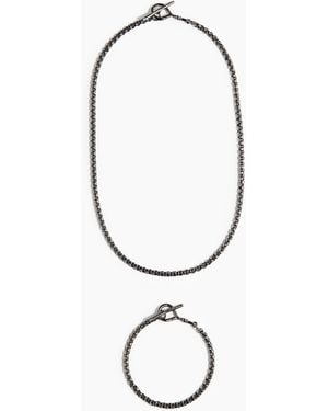 H&M 2er-Pack Kette und Armbänder - Weiß