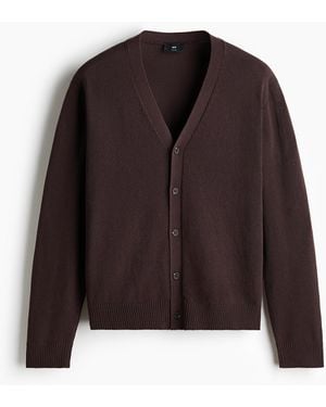 H&M Cardigan in Relaxed Fit - Braun