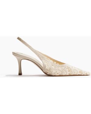 H&M Hohe Slingpumps - Weiß