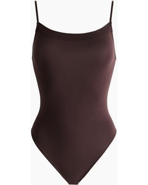 H&M Nahtloser Tangabody - Braun
