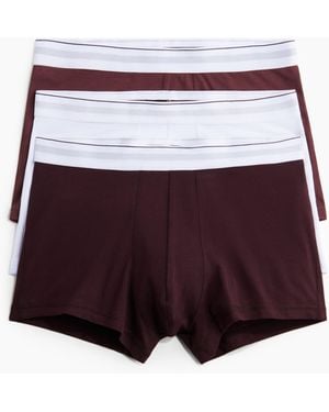 H&M 3er-Pack Kurze Trunks mit Lycra® - Rot