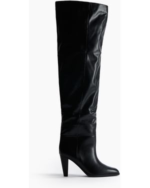 H&M Overknee-Stiefel - Schwarz