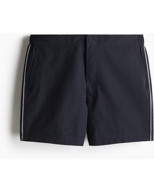 H&M Badeshorts mit Paspelierung - Blau