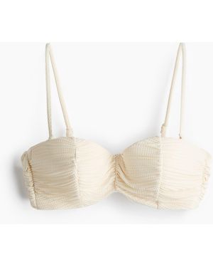 H&M Padded balconette bikini top - Weiß