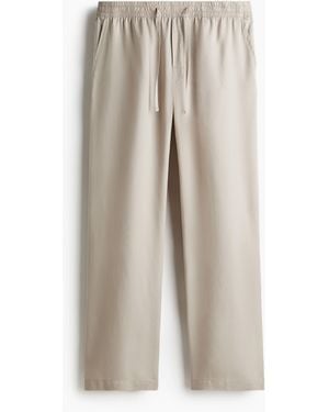 H&M Hose aus Lyocell Relaxed Fit - Weiß