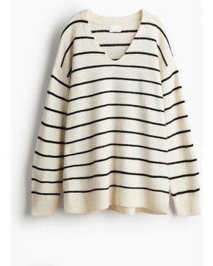 H&M Oversize-Pullover - Natur