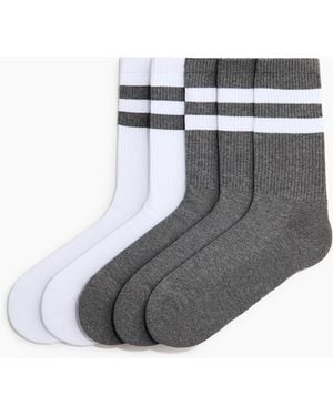 H&M 5 Paar Sokken Met Lycra - Grijs