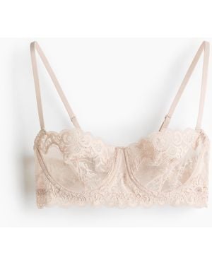 H&M Kanten Beugel-bh - Wit