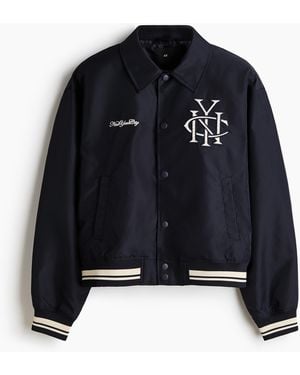 H&M Baseballjacke - Blau