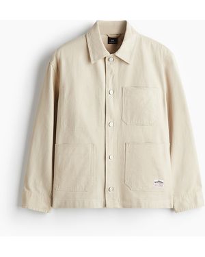 H&M Utility-Overshirt in Loose Fit - Natur