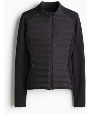 H&M Wattierte Hybridjacke mit ThermoMove - Schwarz
