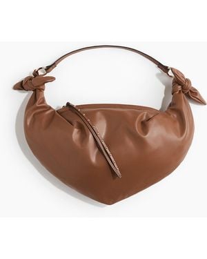 H&M Umhängetasche mit Knotendetails - Braun