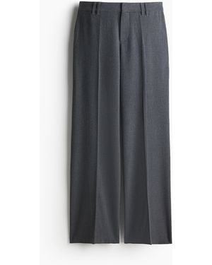 H&M Weite elegante Hose - Grau