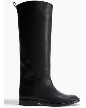 H&M Kniehohe Stiefel - Schwarz