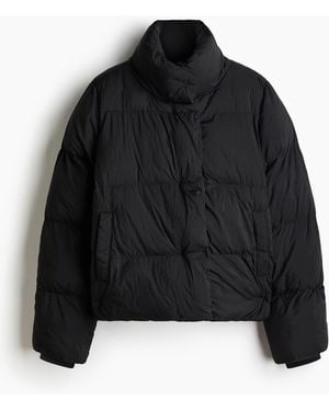H&M Nylon Pufferjack - Zwart