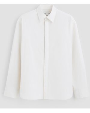 H&M Hemd aus Jacquardstoff - Weiß
