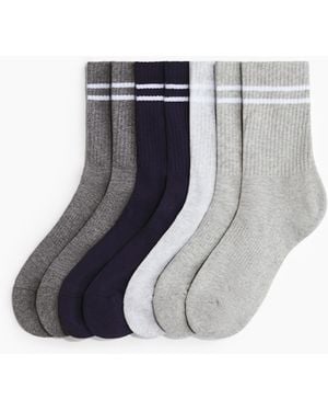 H&M 7er-Pack Sportsocken - Weiß