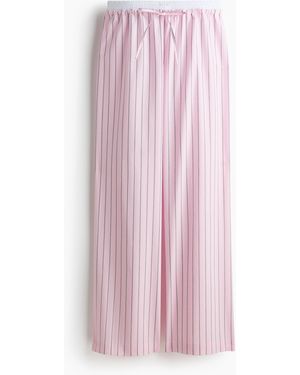 H&M Pyjamahose mit doppeltem Bund - Pink