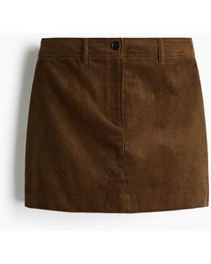 H&M Minirok - Bruin