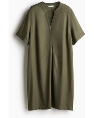 H&M Tunikakleid aus Viskose - Grün