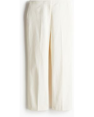 H&M Elegante Anzughose - Weiß