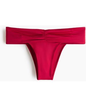 H&M Cheeky Bikinihose - Rot