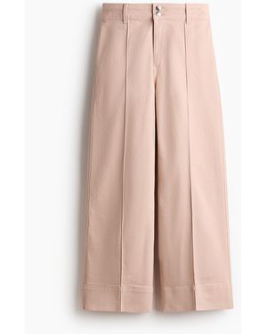 H&M Wide High Ankle Jeans - Pink