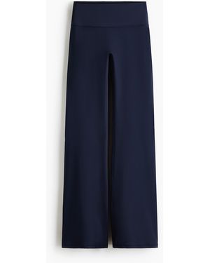H&M Flared sportlegging Met Sculptmove - Blauw