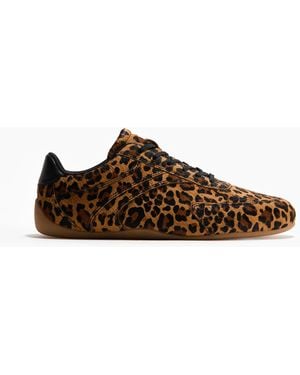 H&M Sneaker aus Leder - Braun