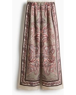 H&M Schlupfhose aus Viskosegemisch - Braun