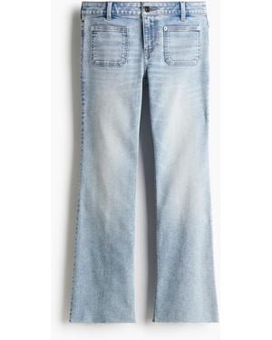 H&M Flared Ankle Jeans - Blauw
