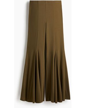 H&M Ausgestellte Hose - Grün