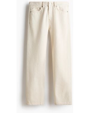H&M Original Straight Jeans - Weiß
