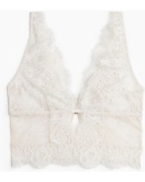 H&M Bralette aus Spitze - Weiß