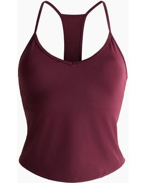 H&M Sport-Tanktop mit integriertem BH und SculptMove - Lila