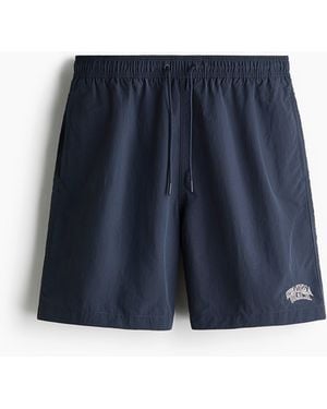 H&M Lange Badeshorts - Blau