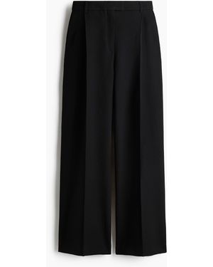 H&M Elegante Hose aus Wollmix - Schwarz