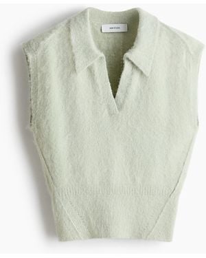 H&M Pullunder aus Alpaka-Mix - Grün
