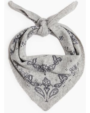 H&M Jacquard-knit triangle scarf - Grau