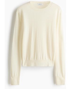 H&M Wollpullover - Weiß